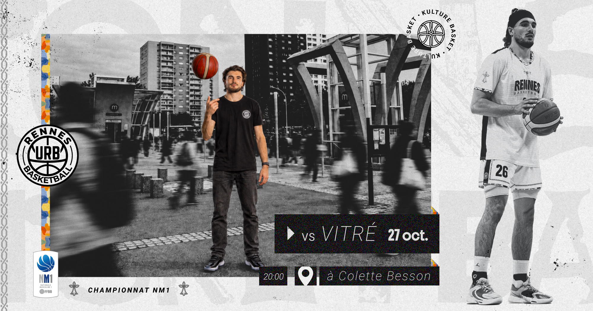 J1 : RENNES BASKET - AURORE DE VITRÉ