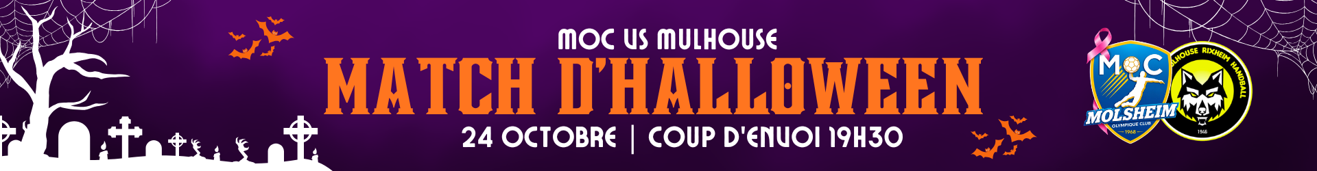🎃 Molsheim vs Mulhouse : La Nuit de l'Enfer ! (Match Spécial Halloween)