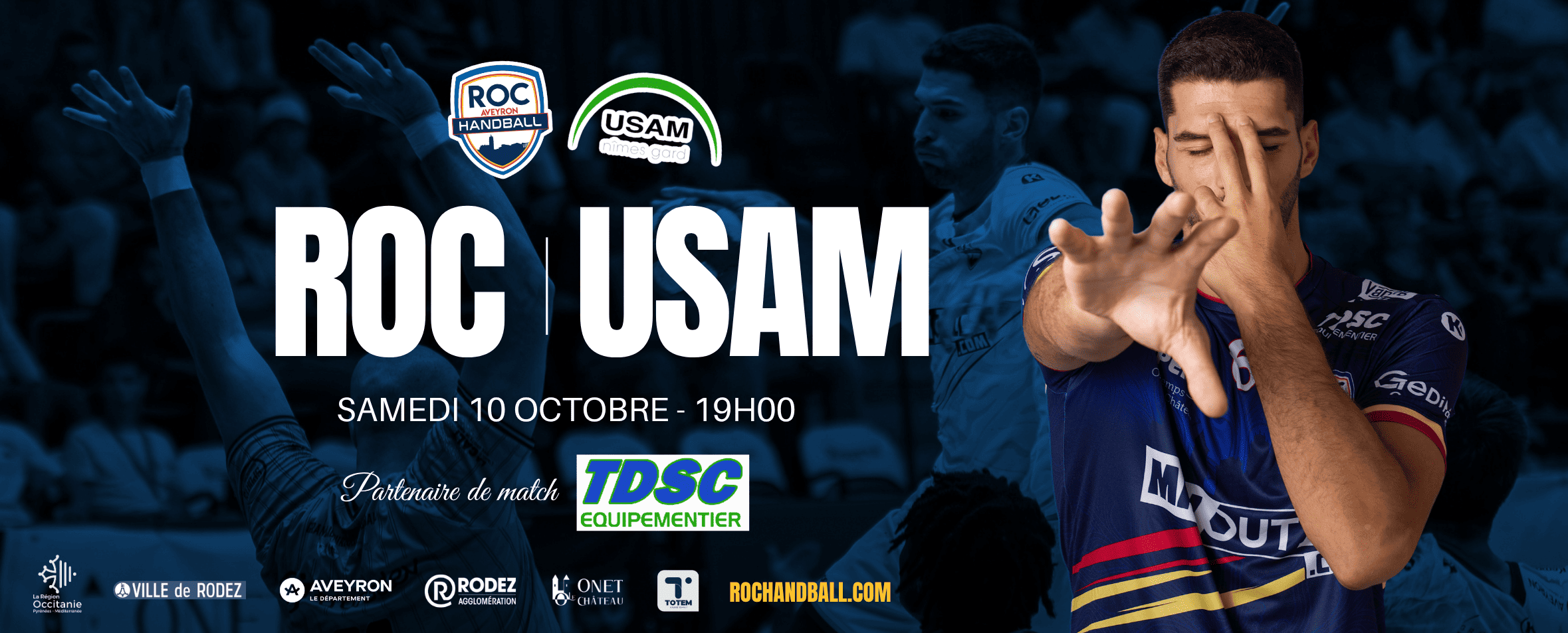 ROC Aveyron Handball vs Bruges 33 HB
