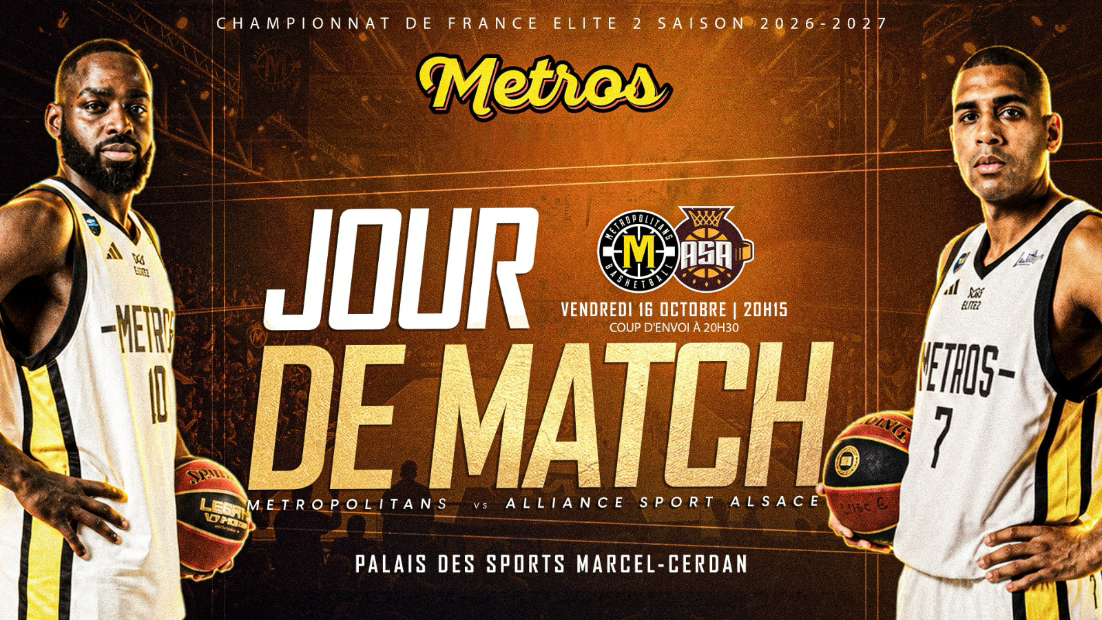 Elite 2 : Levallois Metropolitans - Alliance Sport Alsace