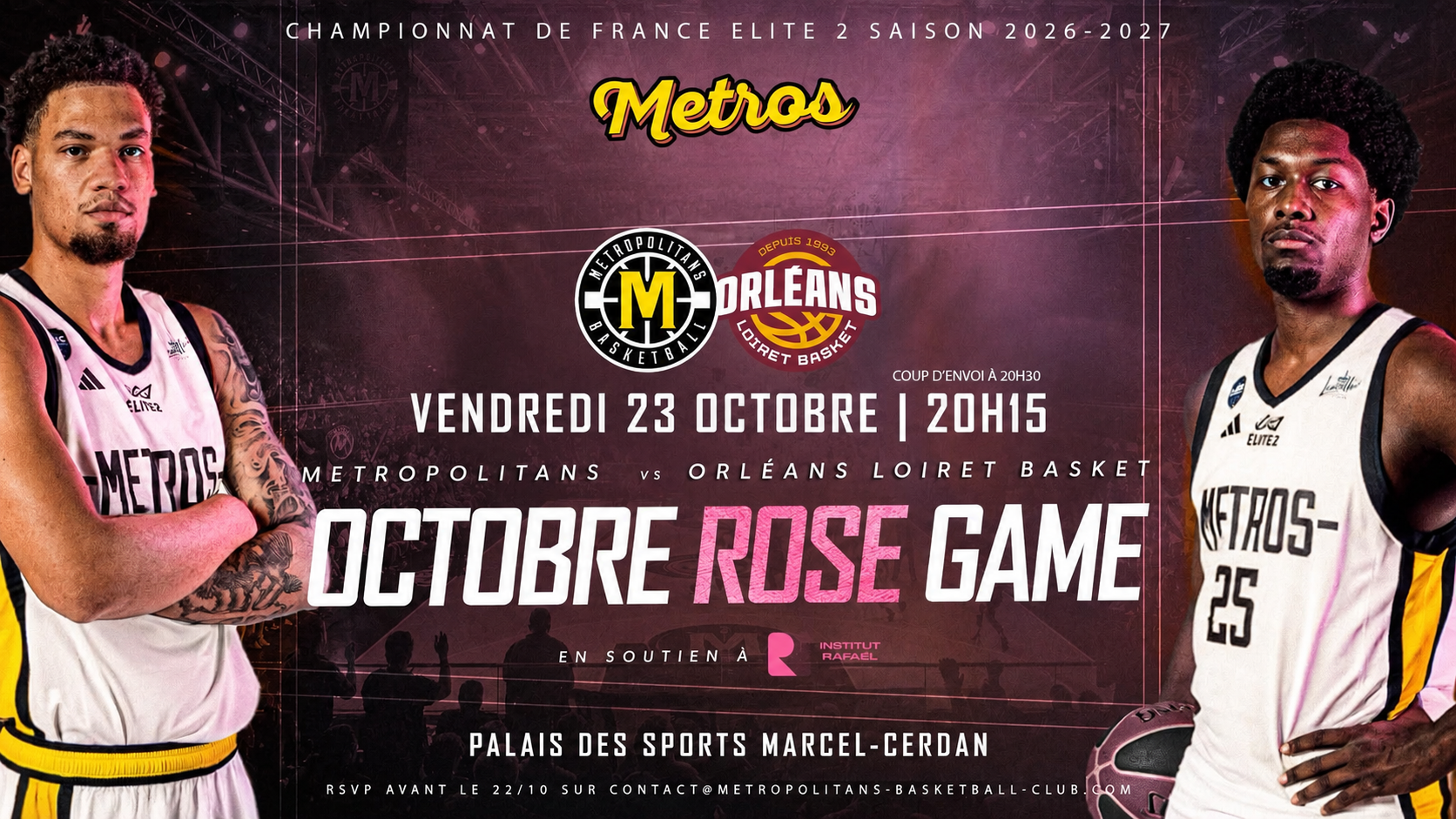 Elite 2 : Levallois Metropolitans - Orléans Loiret Basket