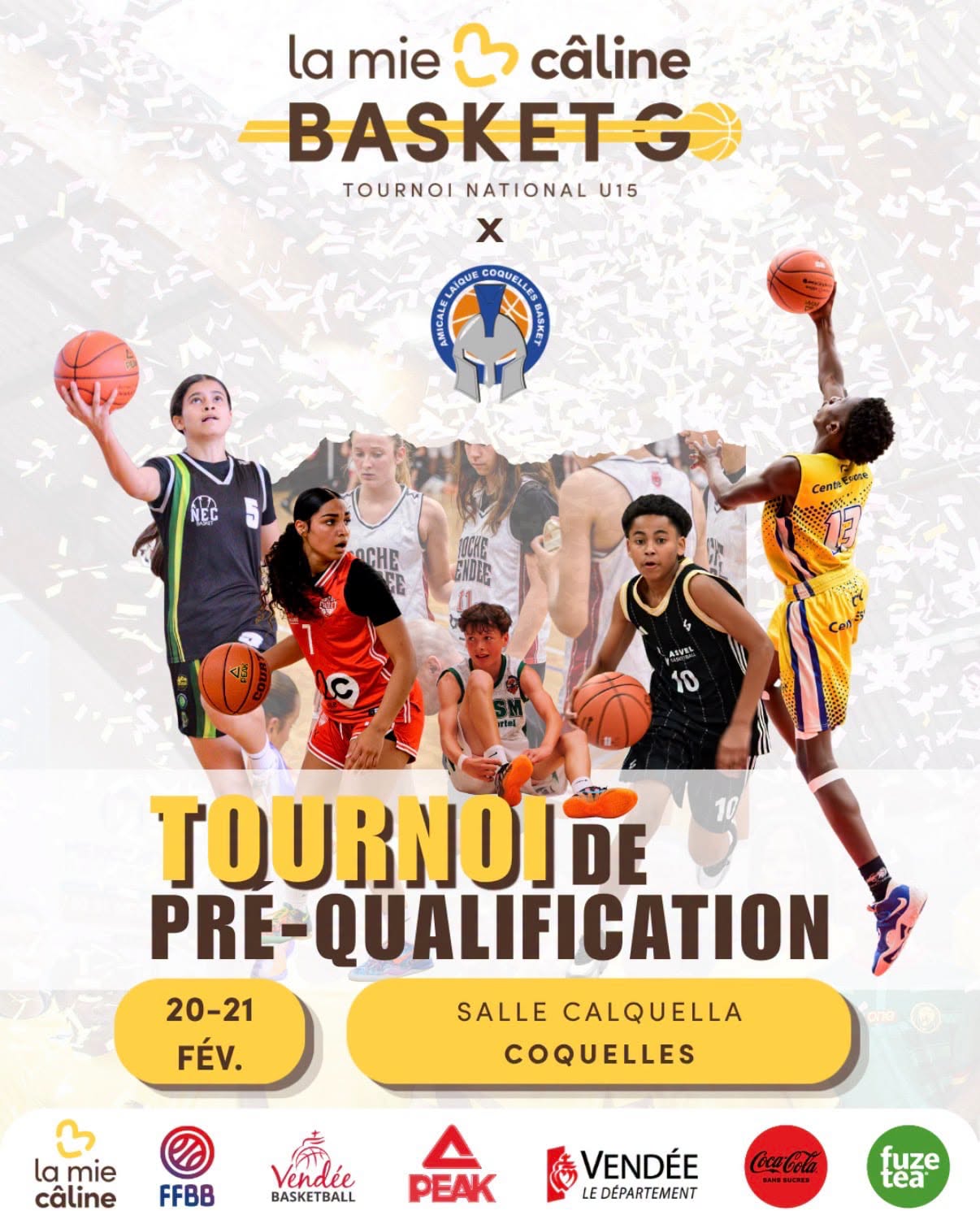 Tournoi national U15 La Mie Caline Basket Go